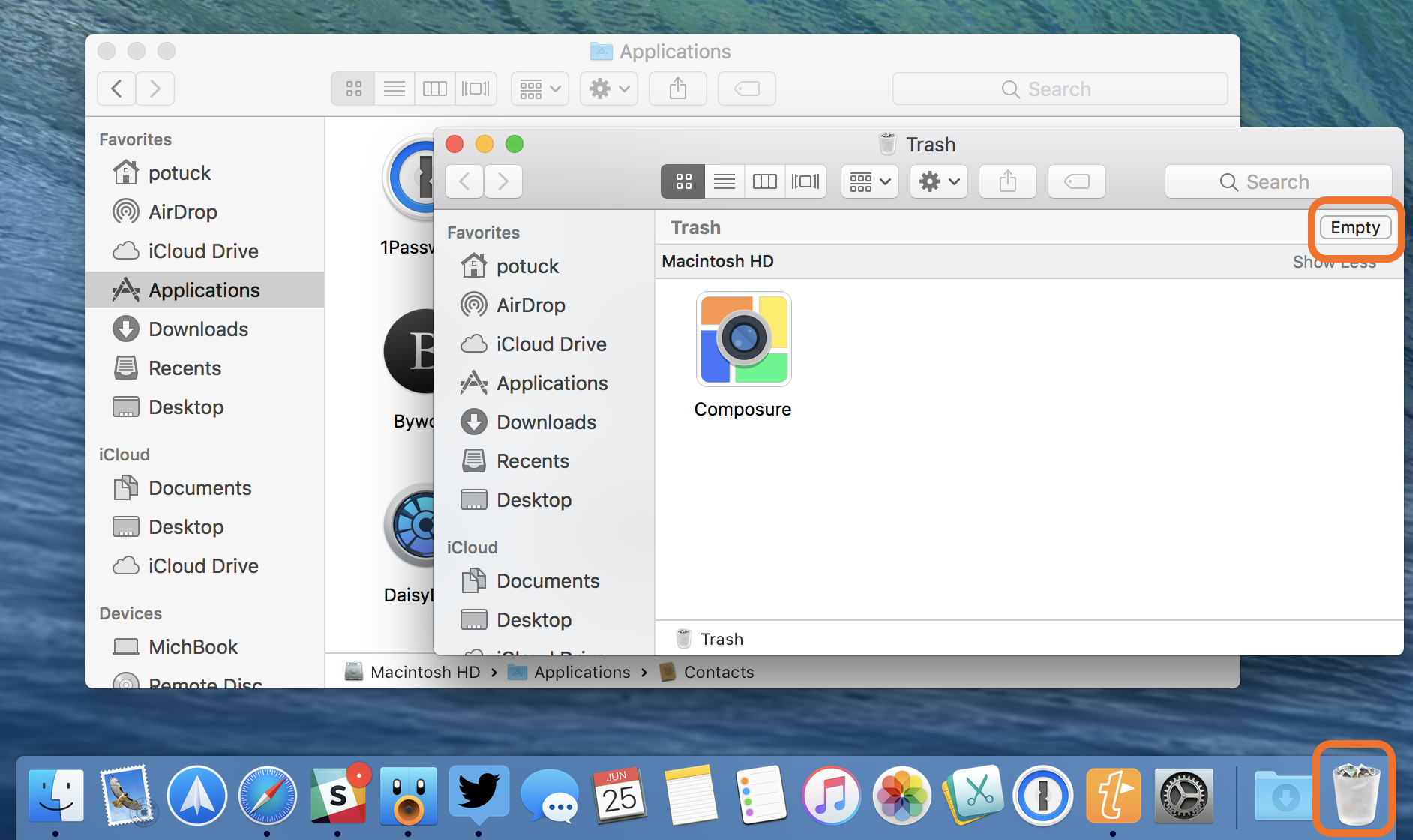 How to delete download apps on mac
